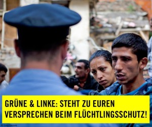 Amnesty International an Grüne & Linke: "Steht zu Euren Versprechen beim Flüchtlingsschutz!"